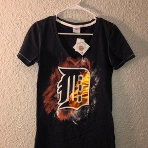 Womens Baseball Detroit tigers V-Neck